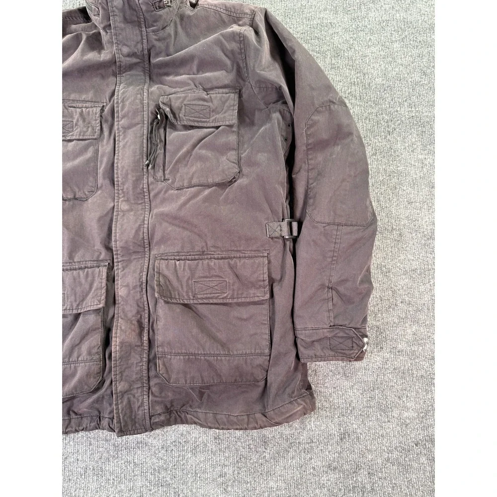 Abercrombie & Fitch Field Jacket‎ Mens XL Faded Black Tactical Military Utility
